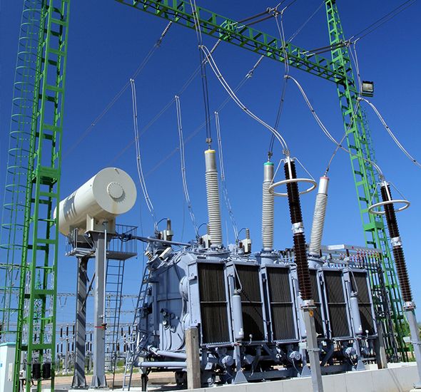 Distribucion de red electrica urbana